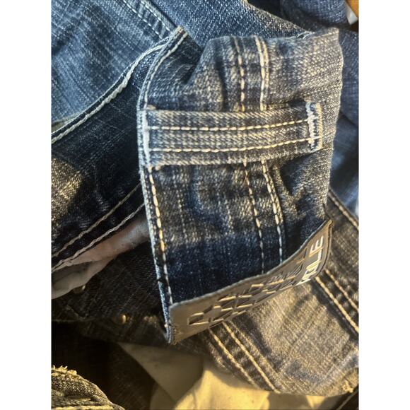 Southpole Jeans 36X30 Baggy Blue Denim Faded Holes Y2K Skater Vintage Grunge - Picture 10 of 10